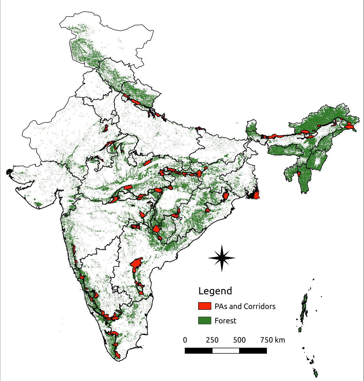 Tiger Corridors in India